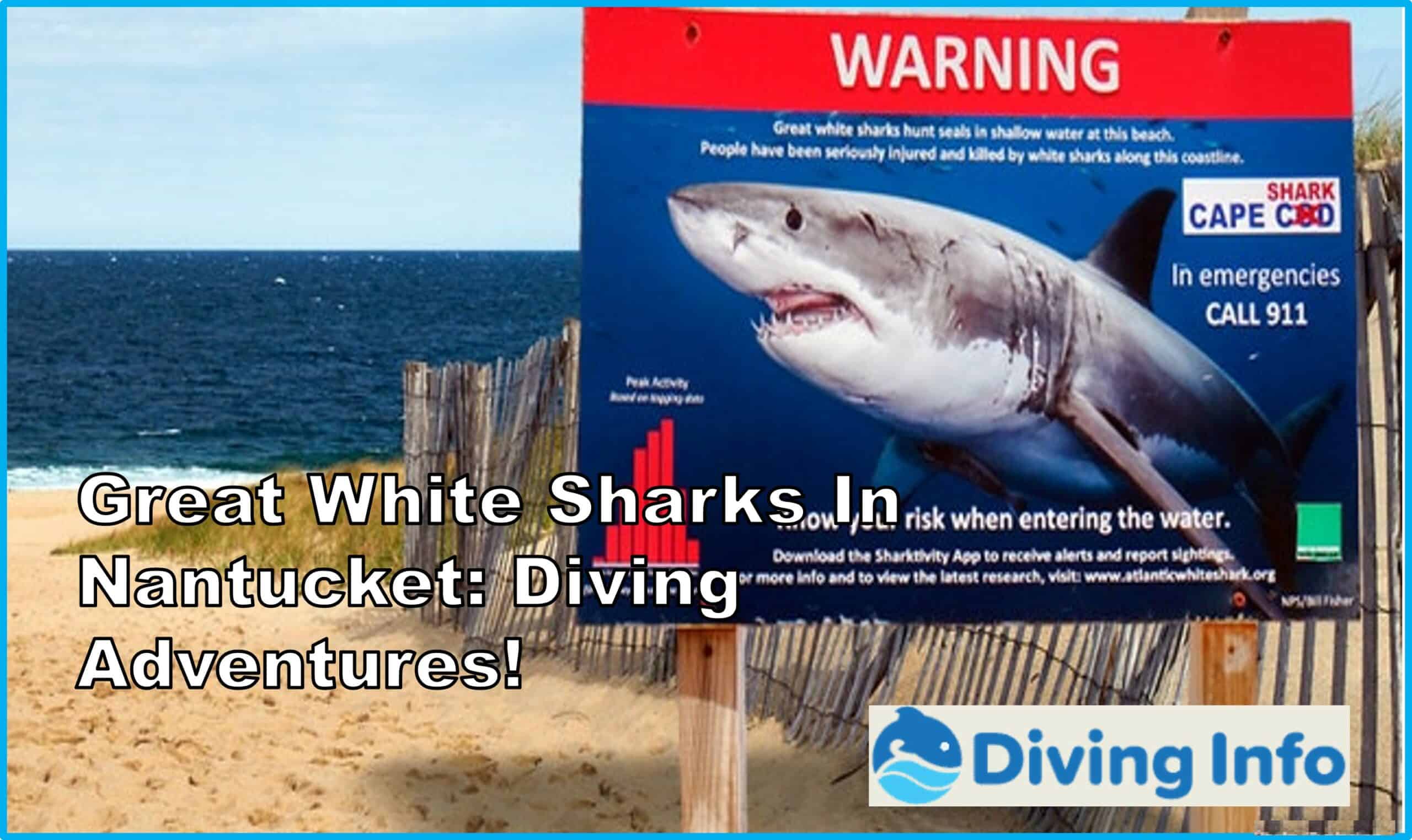 Great White Sharks In Nantucket Diving Adventures