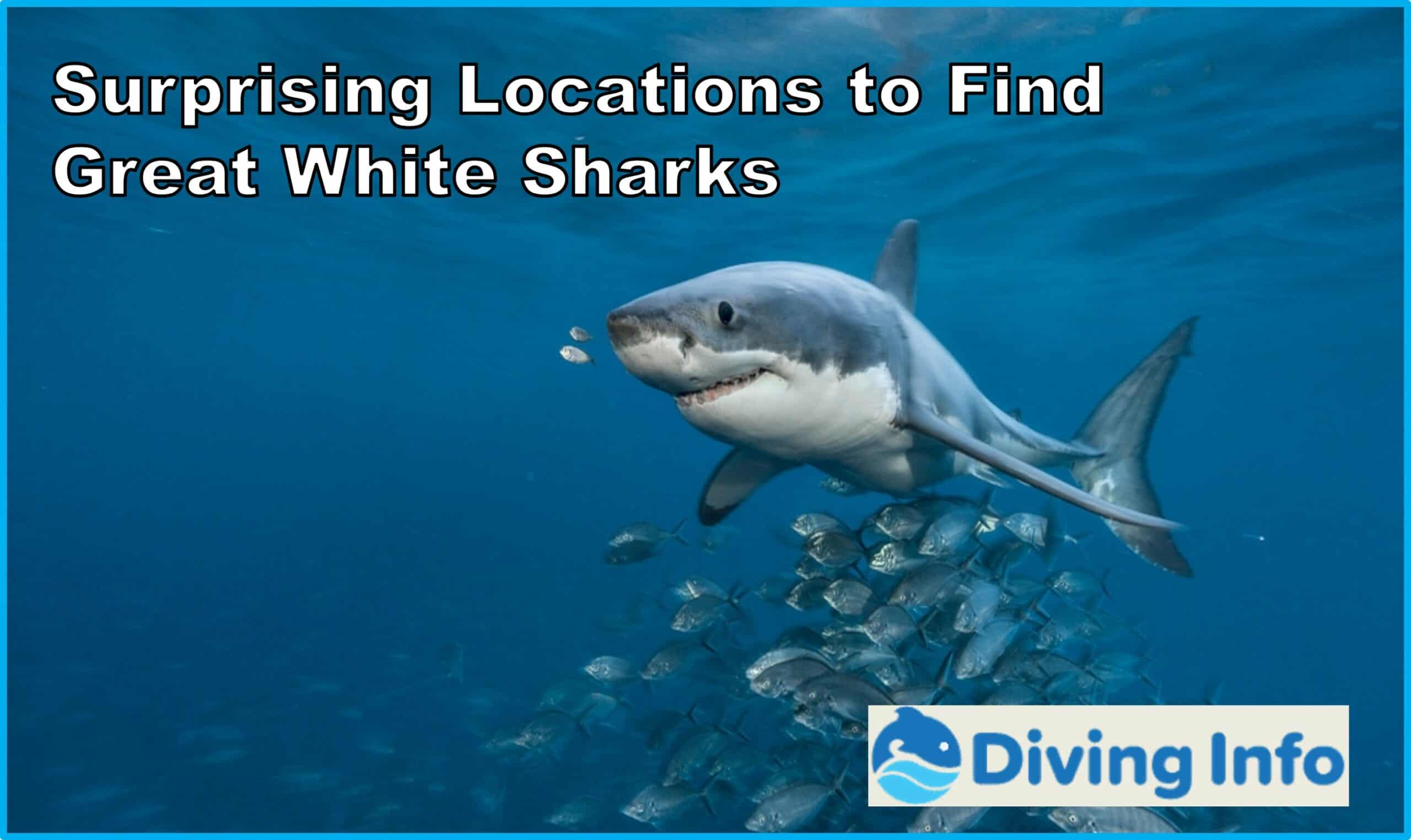 Surprising Locations to Find Great White Sharks
