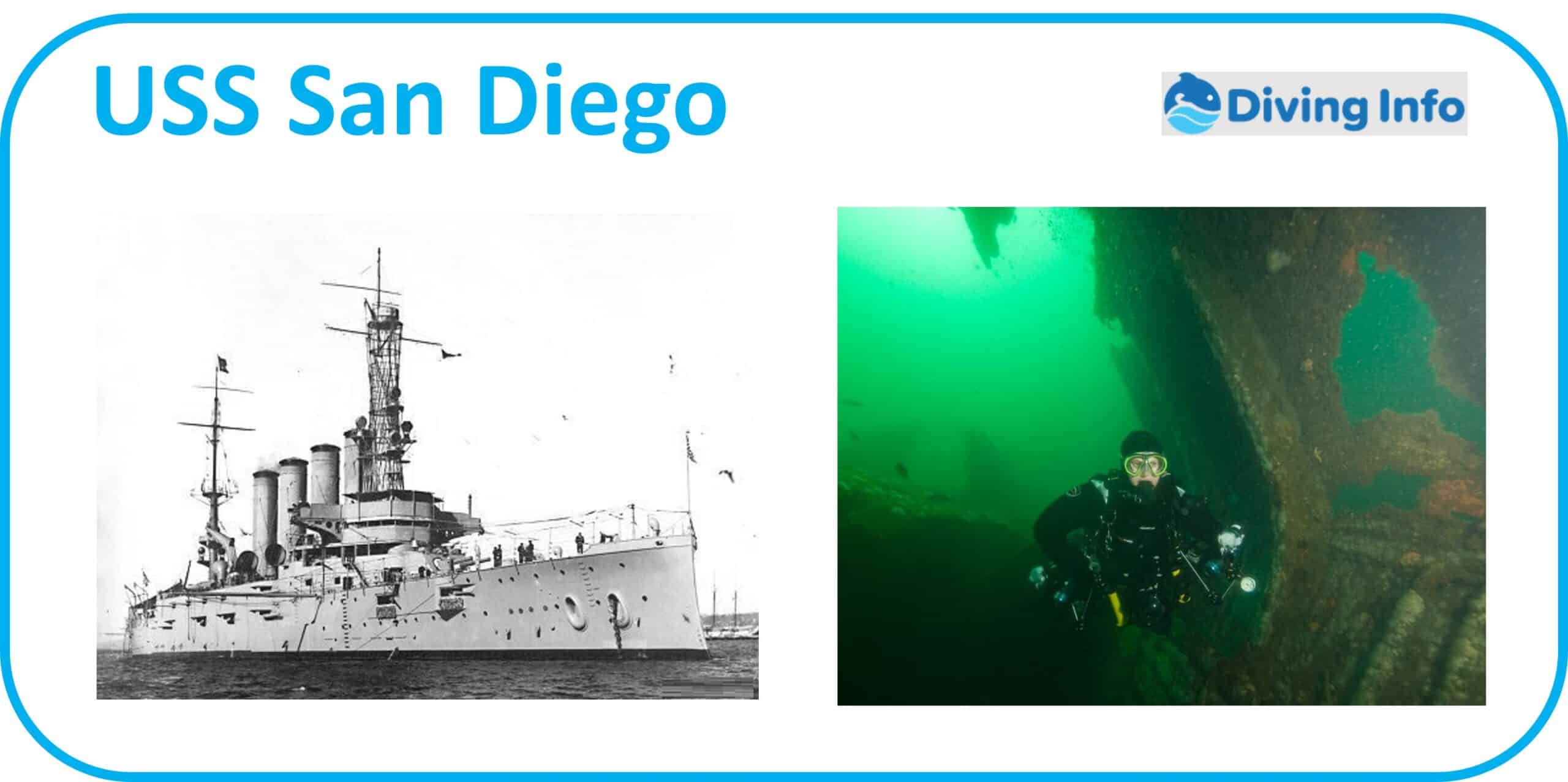 USS San Diego Dive Site